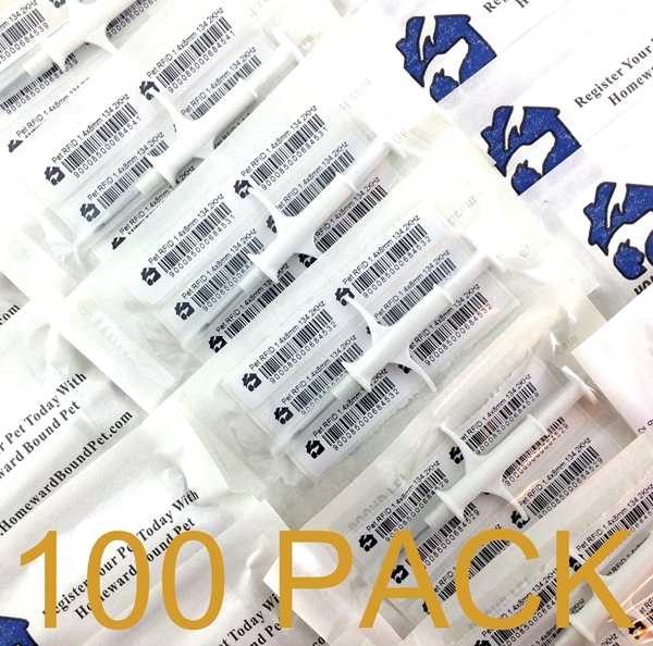 Picture of 100-Pack of Homeward Bound Pet Mini Microchips - only $5.00 each